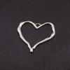 Cross-Border Love Pendant: Alloy Hollow Heart-Shaped DIY Jewelry and Earring Accessories
