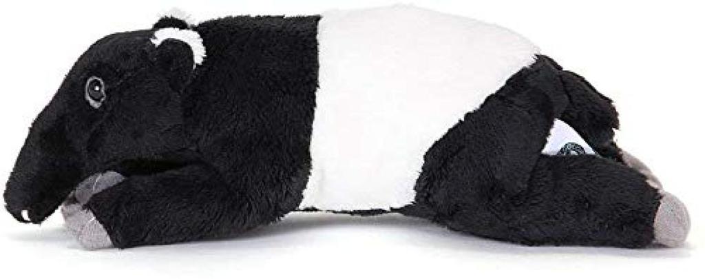 Colorata Malayan Tapir Plush Toy (Lying Down SeriesSoft TouchFluffy) Realistic Animal Toy, Birthday Gift, First Toy, Christmas Present