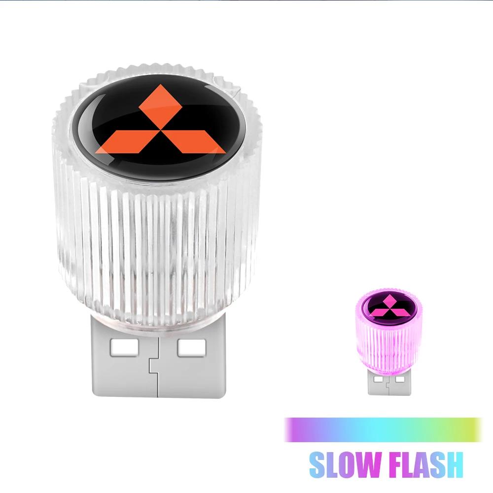 

USB LED Car Interior Decorative Night Light Interior Accessories for Mitsubishi Montero L200 Outlander ASX Ralliart