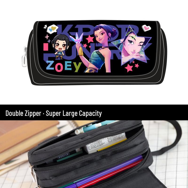 K-Pop Demon Hunter Girl Group Multi-Functional Pencil Case for Students
