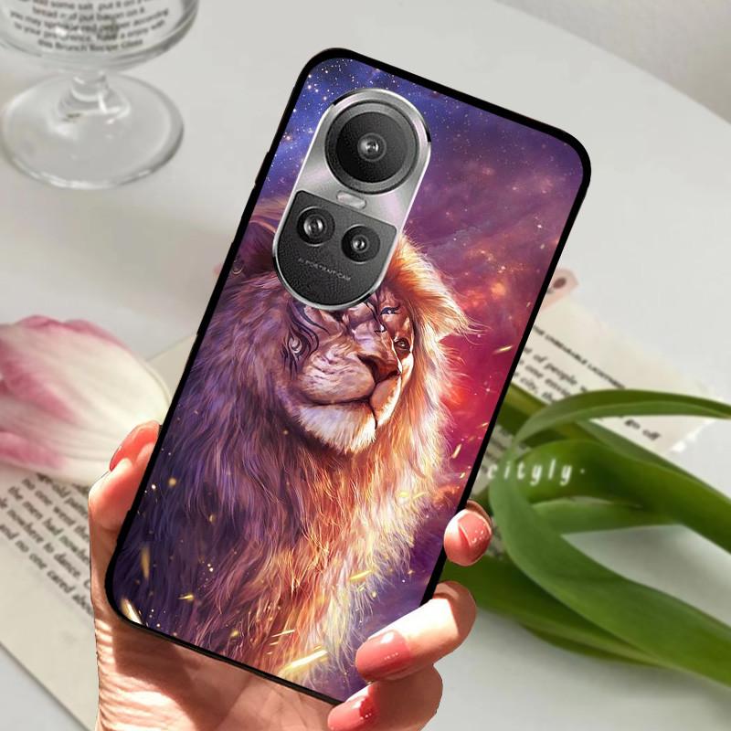 For Oppo Reno 10 5G CPH2531 Case Reno10 Shockproof Soft TPU Silicone Phone Cover For Oppo Reno 10 Pro 5G CPH2525 Funda Cartoon