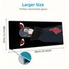 Uchiha Sasuke Mouse Pad, Large Gaming Desk Mat, Non-slip XXL Mousepad for Laptop & Tablet, Mini PC Playmat with Stitched Edges