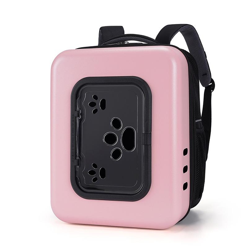 

New Portable Backpack Pet Specific Space Capsule Large Capacity Cat Backpack 1Pcs розовый