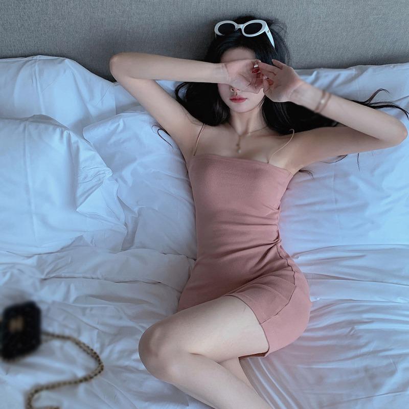 Women's Dress Slim Backless Camisole Dress