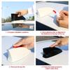 Universal Carbon Fiber Antenna Shark Fin Cover Sticker Trim Roof Aerial Antenna Signal For Honda Civic 11th 2025 Auto Accessorie