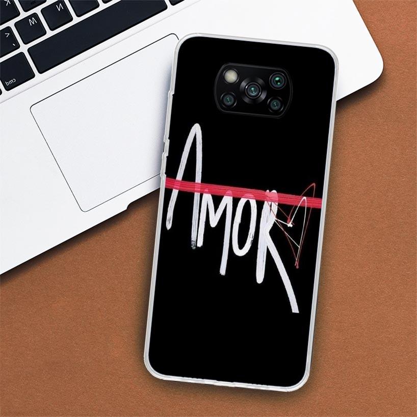 AMOR This Is Love Phone Case For Xiaomi Poco X3 Nfc X4 Gt X5 Pro M5S M4 M3 M2 F5 F4 F3 F2 F1 Mi Note 10 Fundas Shell