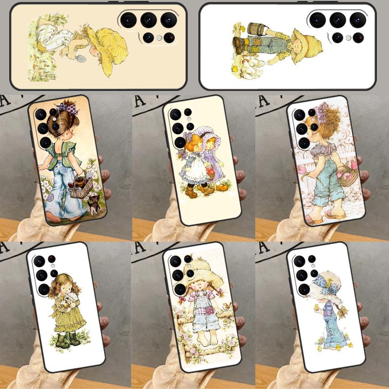 Sarah Kay Handyhülle Für Samsung Galaxy S25 Ultra S23 S22 S21 Ultra S9 S10 S20 Plus S24 FE Funda Hülle