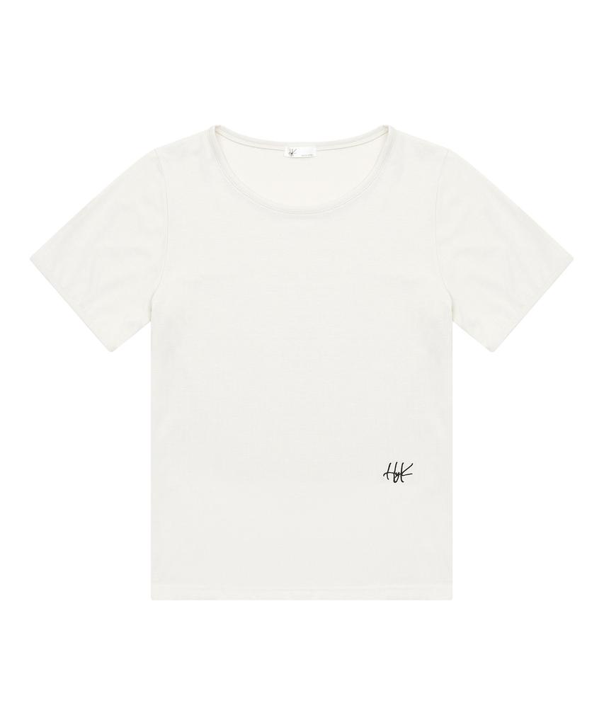HYEYEONG KIM Logo T-Shirt - Beige