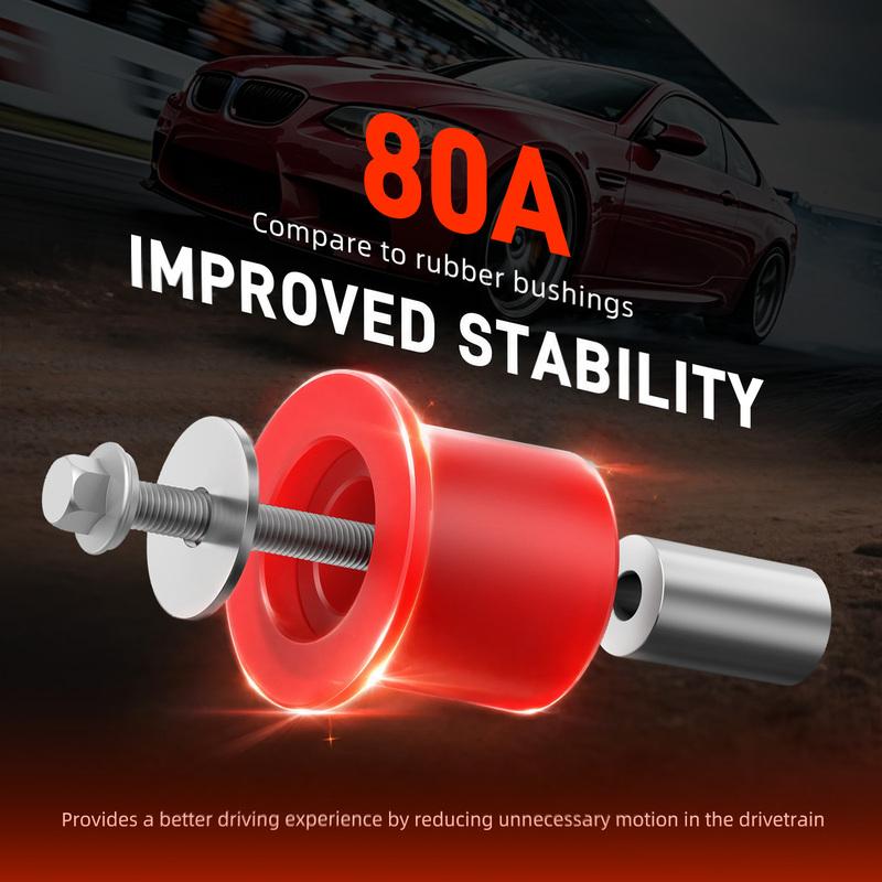 Boccole Poliuretaniche 80A per Supporto Differenziale per BMW E90 E91 E92 E87 E82 E93 E81 E88, Sostituiscono 33176770866, 33176760288