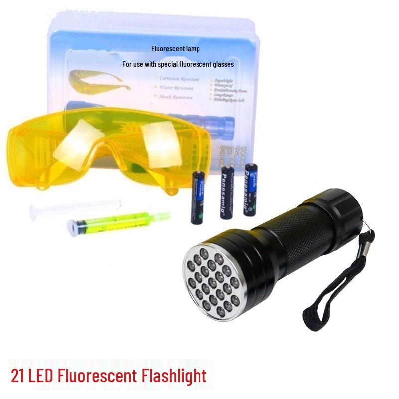Fluorescent Leak Detection Tool for Car AC and Refrigeration Systems