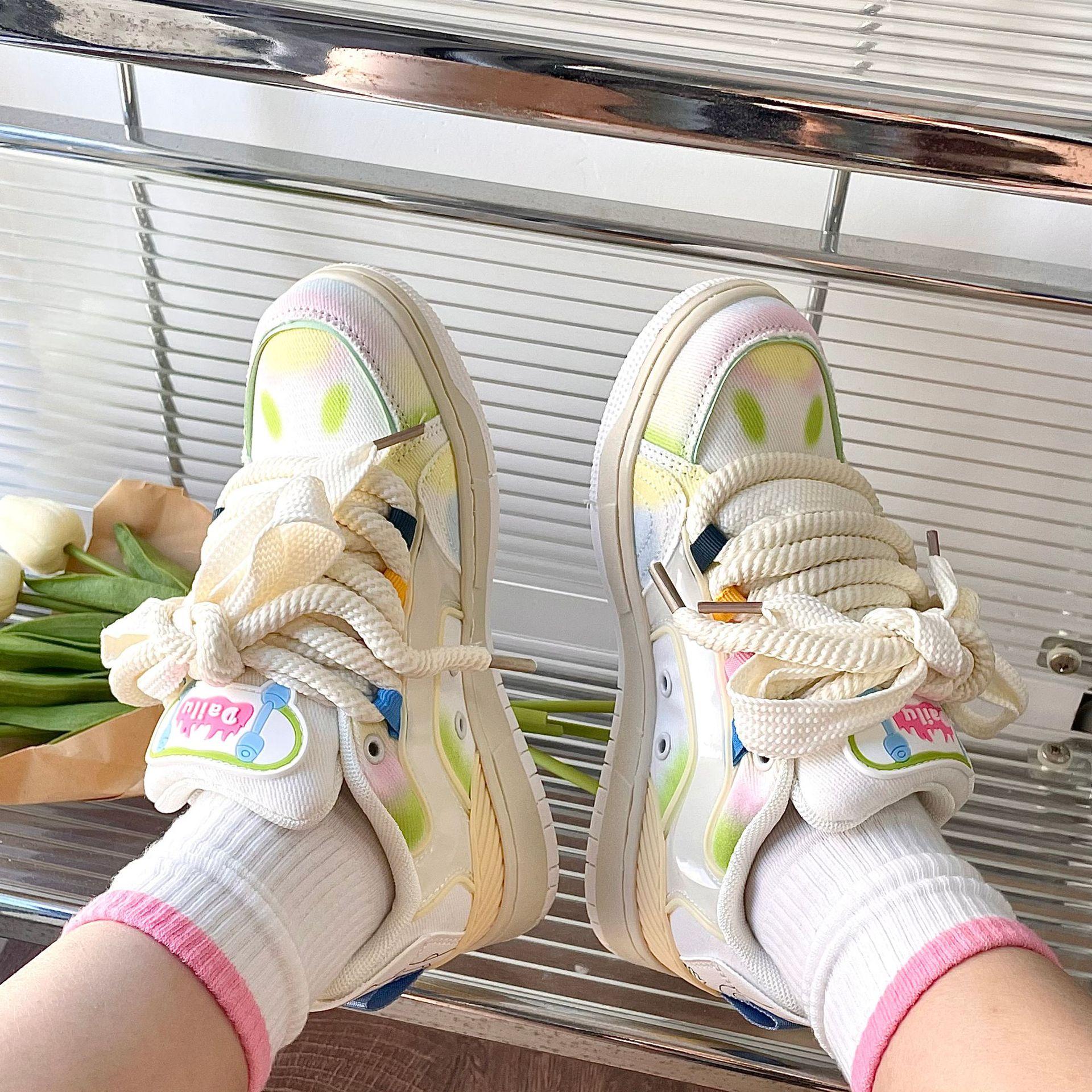 Женская обувь Весенняя студенческая обувь Женская обувь для доски Женская обувь большого — фото 6