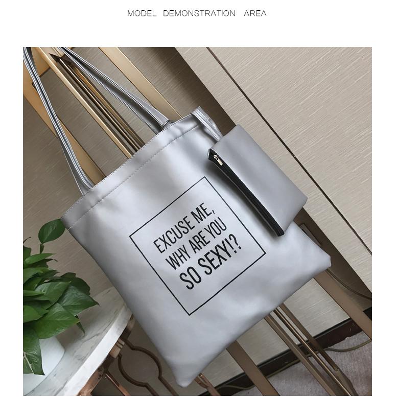 Art Style Pu Leather Handbag With Open Top And Soft Handle For Women