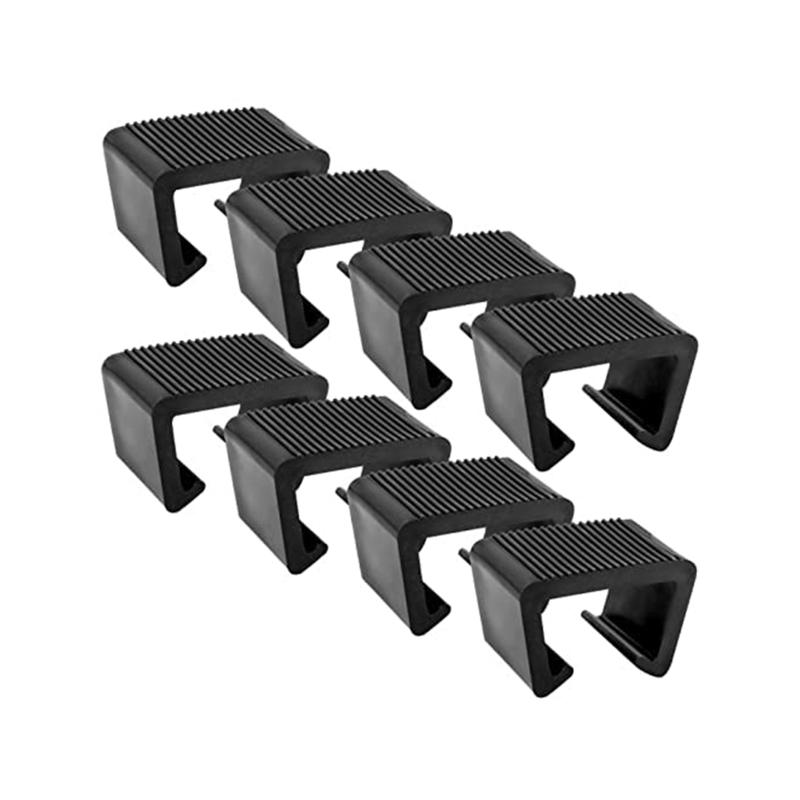 Outdoor Furniture Plastic Clamps Durable 8pcs Anti Deformed Tear Resistant Furniture Connectors Wicker Chair Fasteners