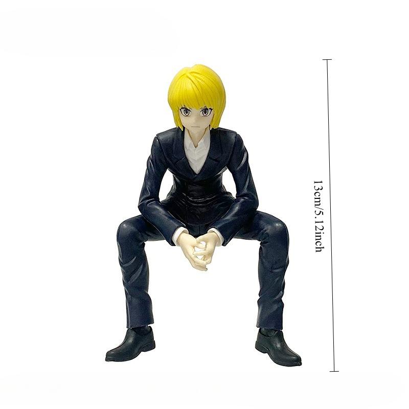 HUNTER X HUNTER Anime Peripheral Model Killua Zoldyck GON FREECSS Kurapika Figure Doll Decorative Ornaments Collect Gifts Toys