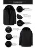 Men's Winter Cotton-Padded Jacket: Fleece-Lined, Thickened, Ideal for Middle-Aged & Elderly