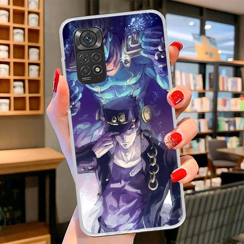 JoJo Bizarre Adventure Cover Phone Case For Xiaomi Redmi Note 15 14 13 12 11 10 Pro Plus 14S 12S 11S 11T 11E 10S Soft Fundas She