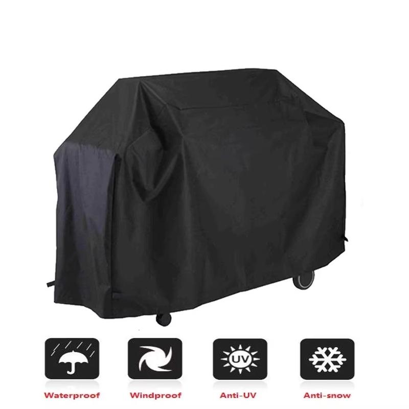 Full Coverage Grill Waterproof Cover Dustproof and durable 210D oxford fabric, ideal for outdoor patio garden grills