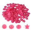 25-100 Sets Sternform T5 Kunststoff Druckknöpfe Für Kleidung DIY Bekleidung Druckknöpfe Verwendet für Windeln/Lätzchen/Taschen/Ordner/