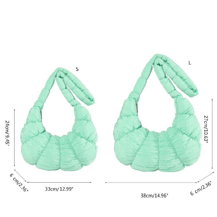 Pleated Cloud Bag Fashion Dumpling Bags Large Capacity Shoulder Bags