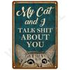 Retro Wall Art Bar Accessories Mancave Tin Sign Room Luxury Home Decor Item Decorations Metal Signs Vintage Metal Plates Posters