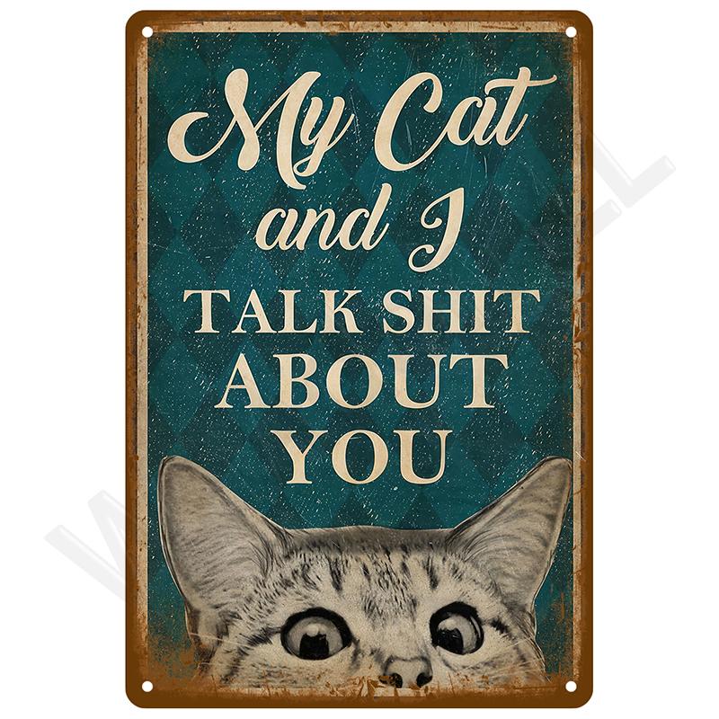 Retro Wall Art Bar Accessories Mancave Tin Sign Room Luxury Home Decor Item Decorations Metal Signs Vintage Metal Plates Posters