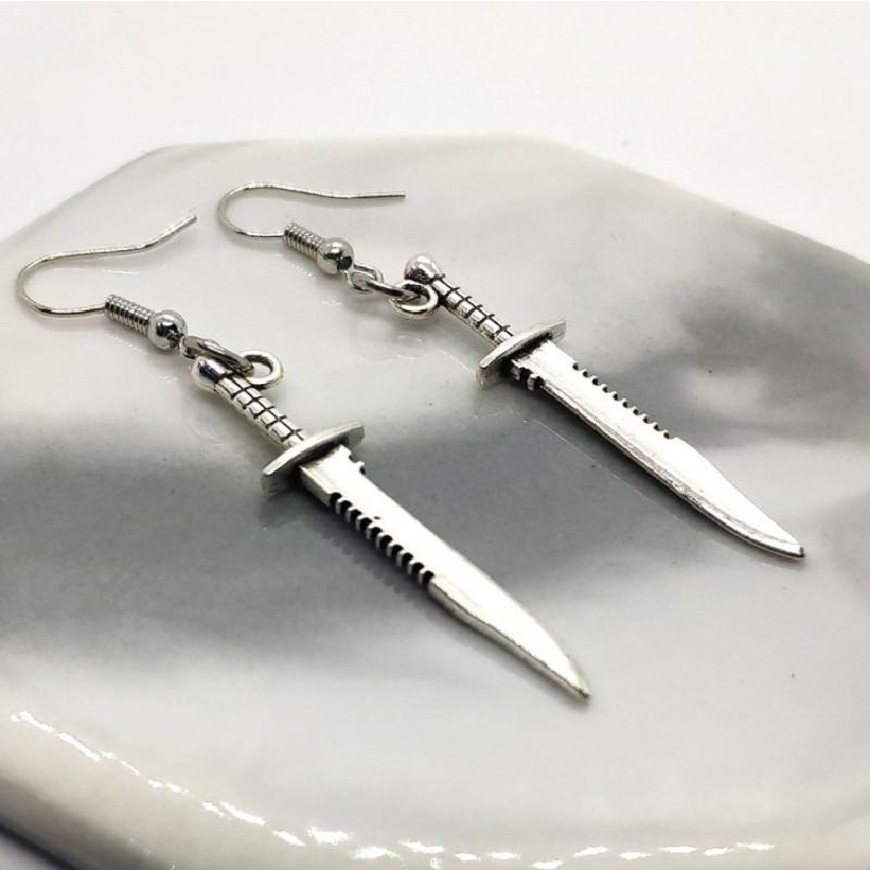 Trendy Geometric Sword-shaped Earrings For Women Alloy Fashion Jewelry 2021