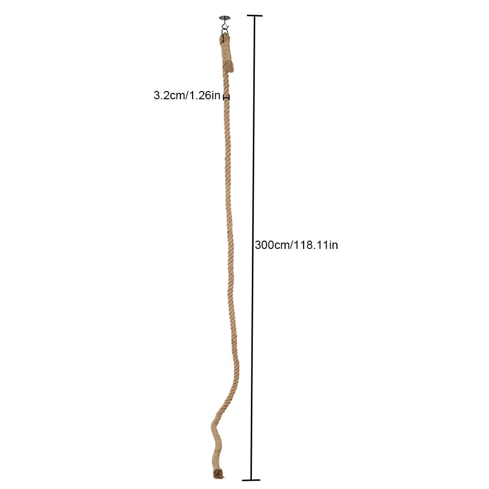 

3M Cat Ceiling Climbing Rope Tree Wall Mounted Sisal Scratcher for Cats Durable Pet Furniture Claw Grinding Training as picture