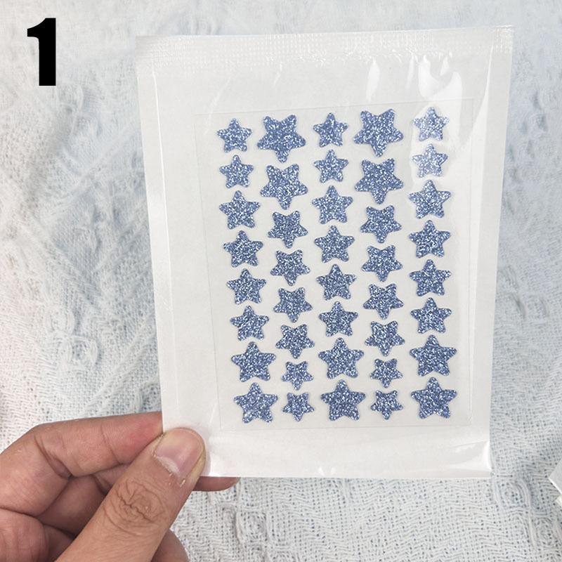 40Pcs Shining Star Pimple Patch Acne Colorful Invisible Acne Removal Skin Care Stickers Concealer Face Spot Beauty Makeup