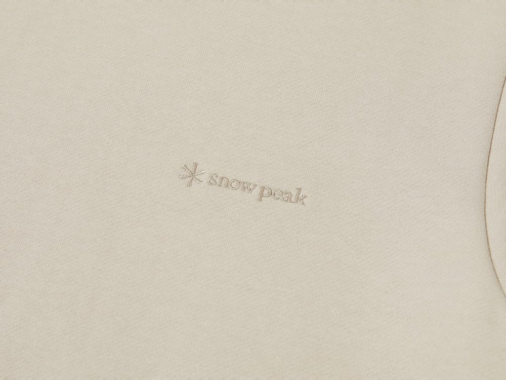 Snow Peak Land Pocket Sweatshirt Light Size XL GS-S25FMFHT60, Top, Sweatshirt, Men's/Women's, Beige,