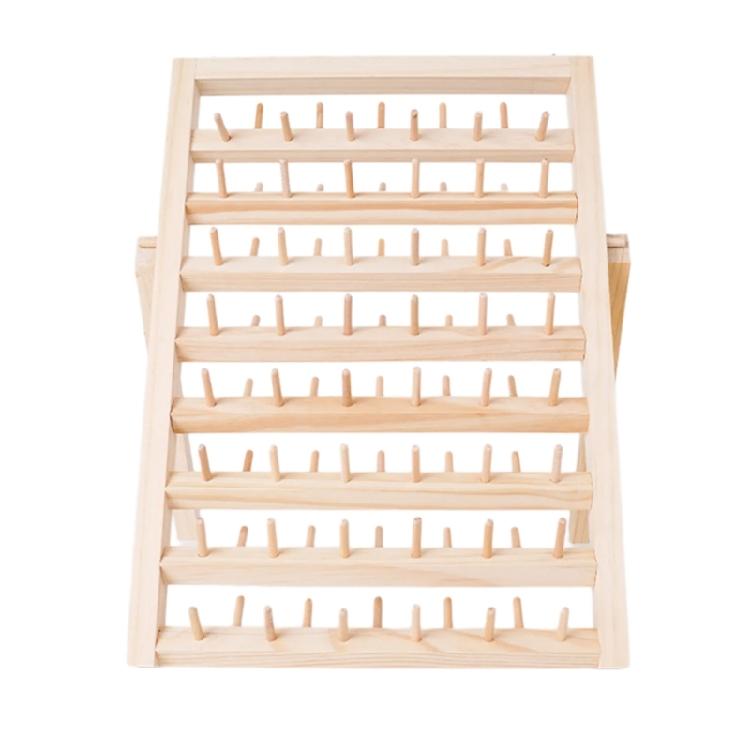Convenient Thread Storage Rack Space Saving Wall Mount Thread Holder Organizers Rack for Craft and Sewing Rooms