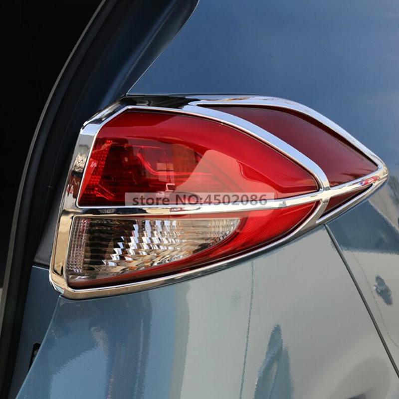

ABS Chrome Rear Head Light Lamp Cover Headlight Taillight Cover Trim For Hyundai Tucson 2015 2016 2017 2018