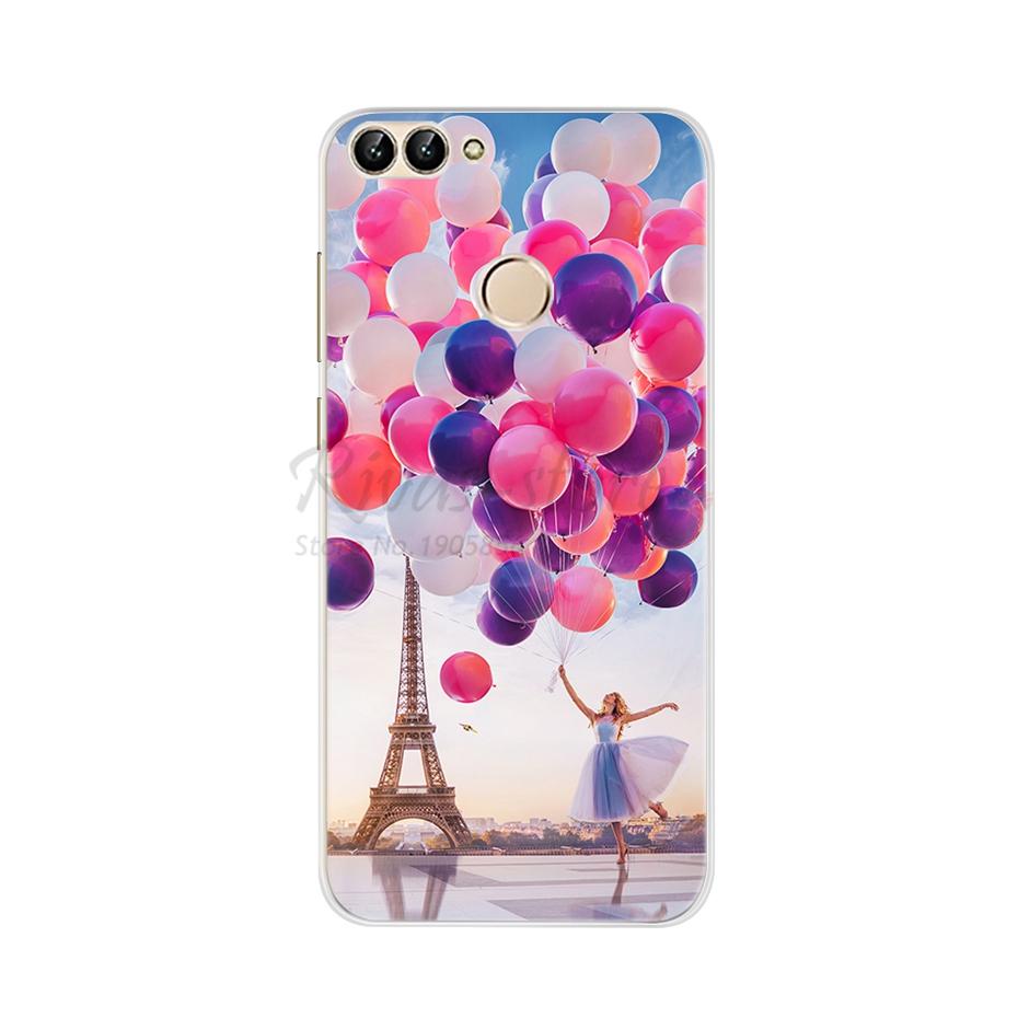 For Huawei P Smart 2018 Case TPU Soft Silicone Back Cover Phone Case For Huawei P Smart 2019 Cover Fundas FIG-LX1 PSmart Case