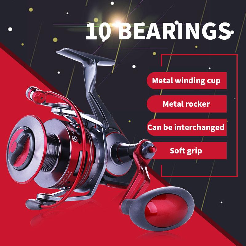 HENGJIA Brand ACE Series Spinning Fishing Reel Carbon Fiber Drag System Spinning Wheel Fishing Coil 2000-6000