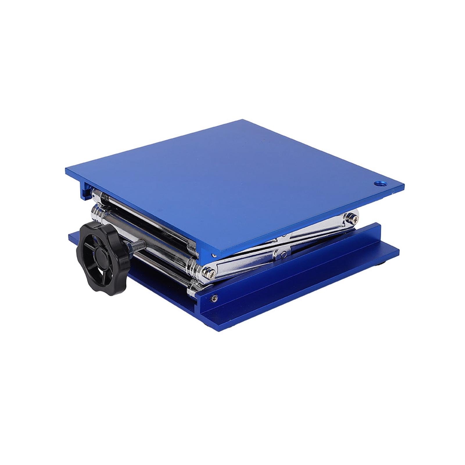 Koogeelife Aluminum Oxide Laboratory Lifting Platform Stand Scissor Rack 200X200x340mm