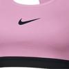 Nike Pro Color Block Logo Print Sports Bra Women Underwear Purple 823313-629