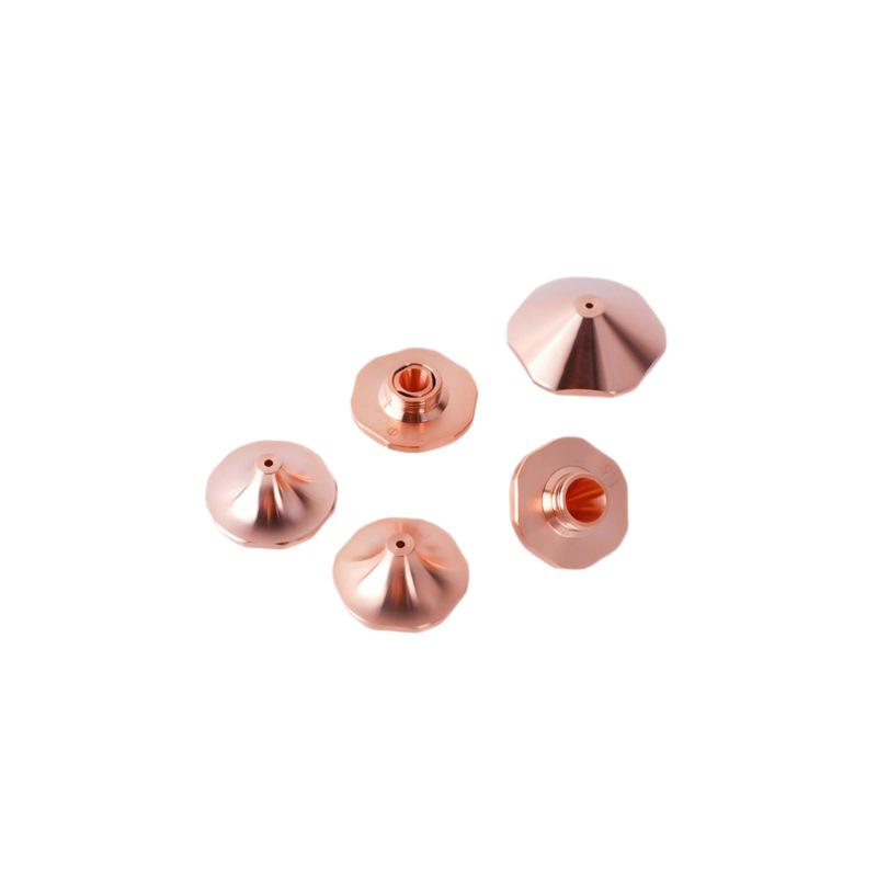 High-Speed Laser Cutting Nozzle for Sheet Metal - Purple Copper, Single/Double Layer