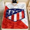 1PC Club Atlético de Madrid Patterned Flannel Blanket Suitable For All Seasons for Home Decor Warmth and Comfort Gifts Holiday Present