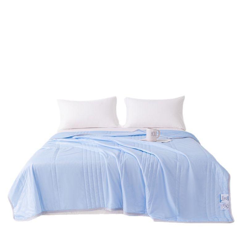 Printed Quilt Air Conditioning Quilt Comforter Soft Breathable Thin Blanket Bedspread Thin Sheet Wash Cotton Cool Bedding