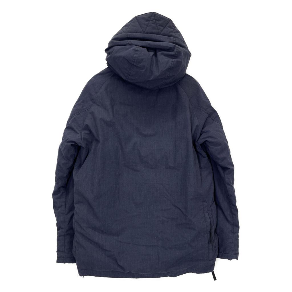 NANGA Navy Nylon TAKIBI Ski Down Jacket coat M grayUsed