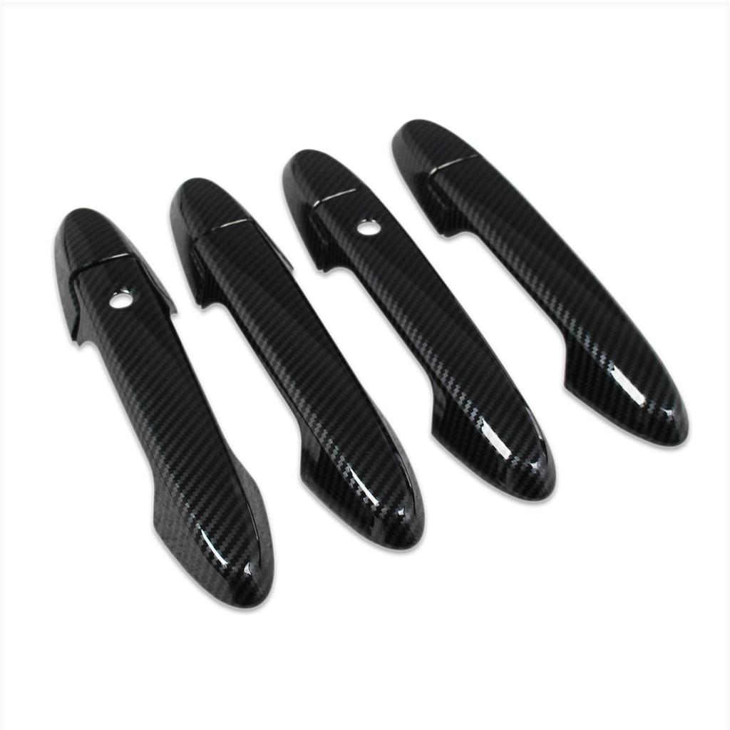 RUIQ Exterior Outer Door Handle Covers for the New Honda DG5 Full Coverage Designed Exclusively for the Honda WRV Carbon Fiber WR-V Series, Type,