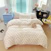 3pcs Pink Bow Duvet Cover Set (1*Duvet Cover + 2*Pillowcase, Without Core), Cute Bedding Set, Soft Comfortable