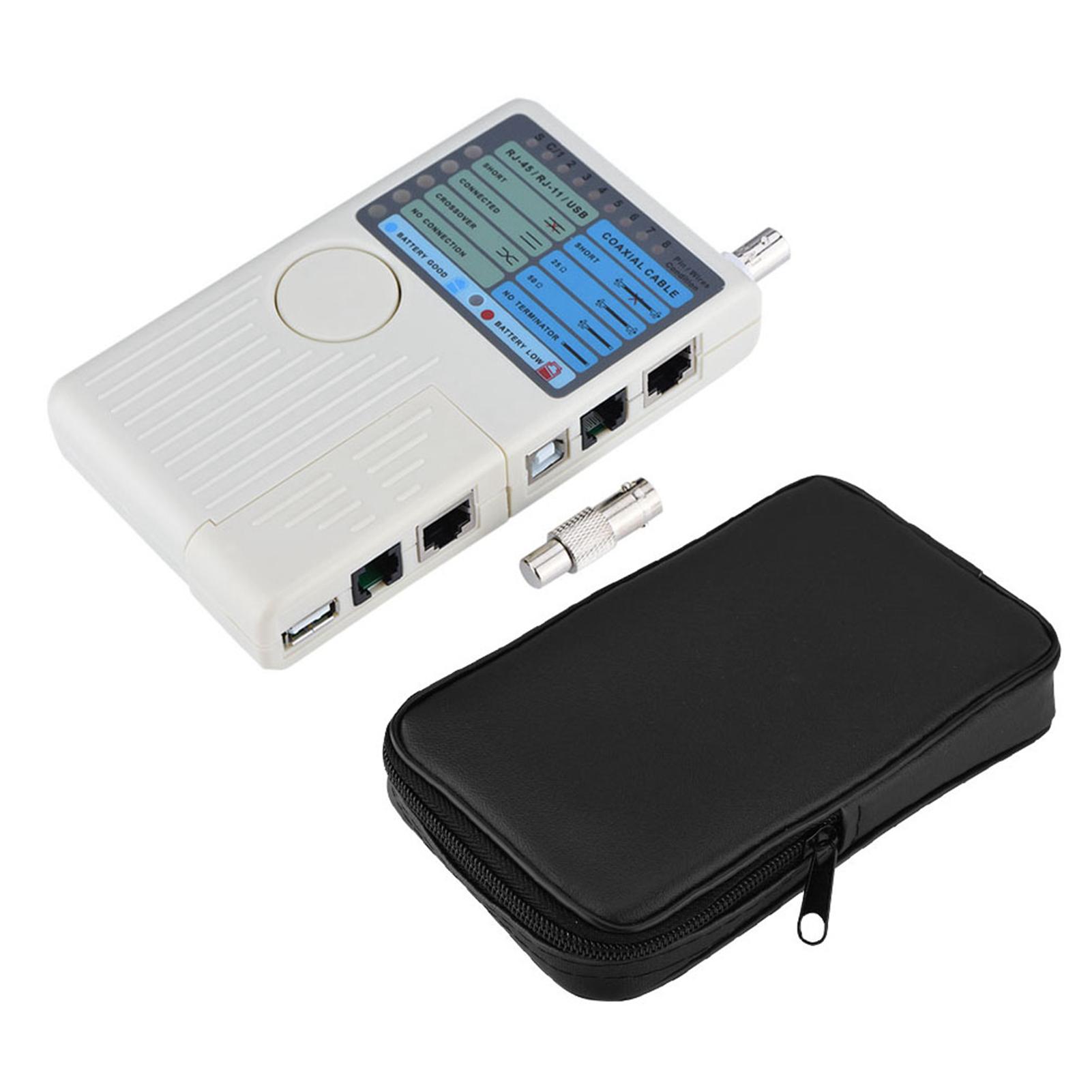

RJ45 RJ11 USB BNC Тестер сети LAN Кабельный трекер Детектор