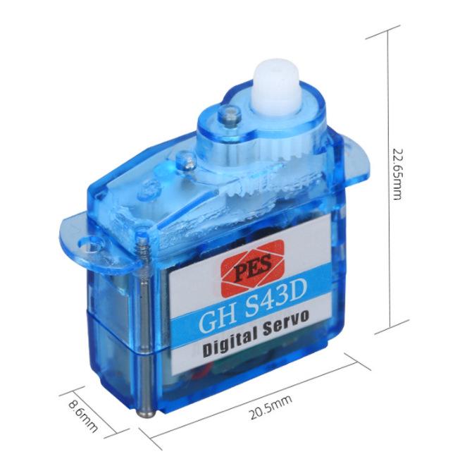 Ultra-Micro Mini RC Servo for Model Airplanes - 3.7g/4.3g