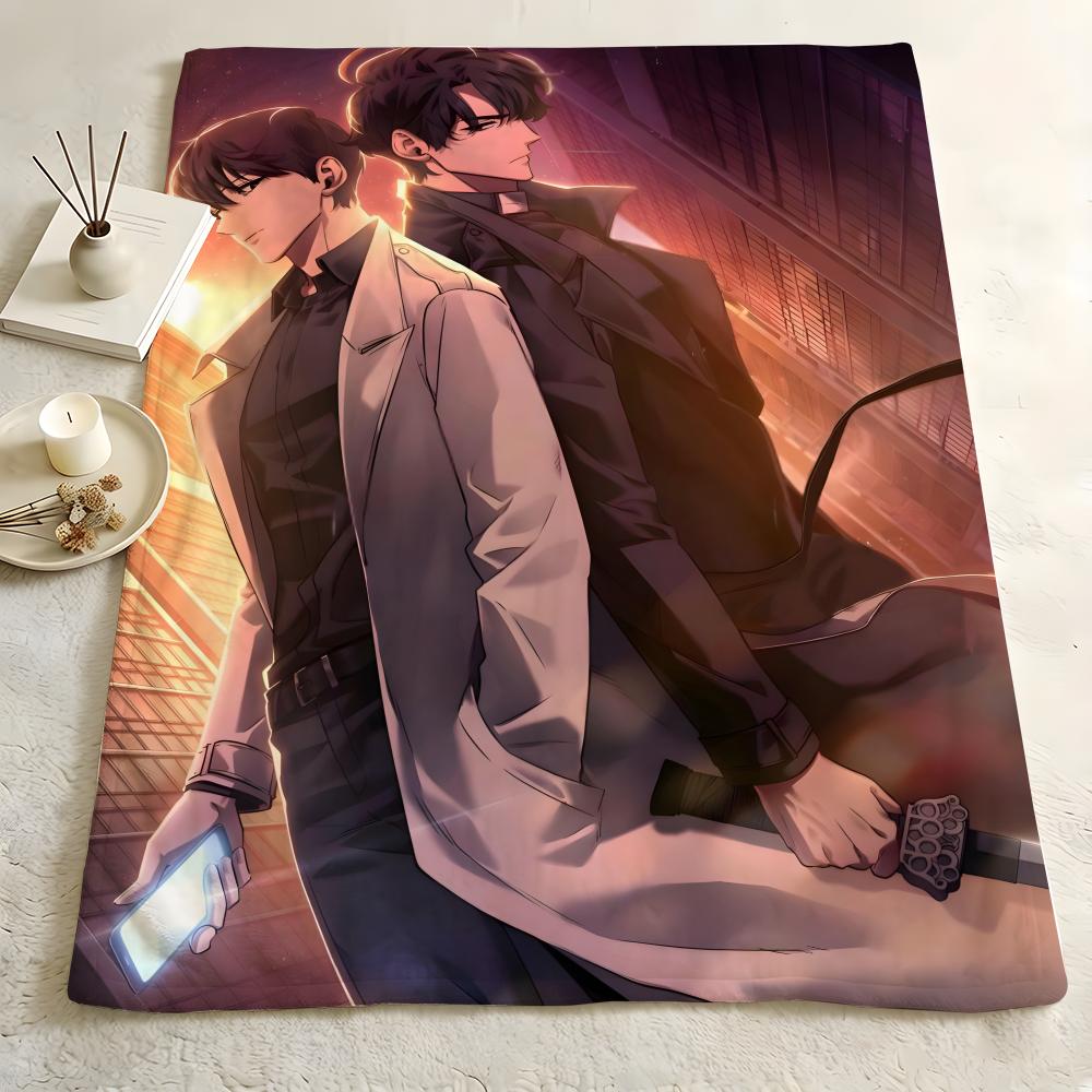 Novel O-Omniscient R-Reader Throw Flannel Blanket Skin Soft Suitable for Sofa Living Room Bed Travel and Gifts