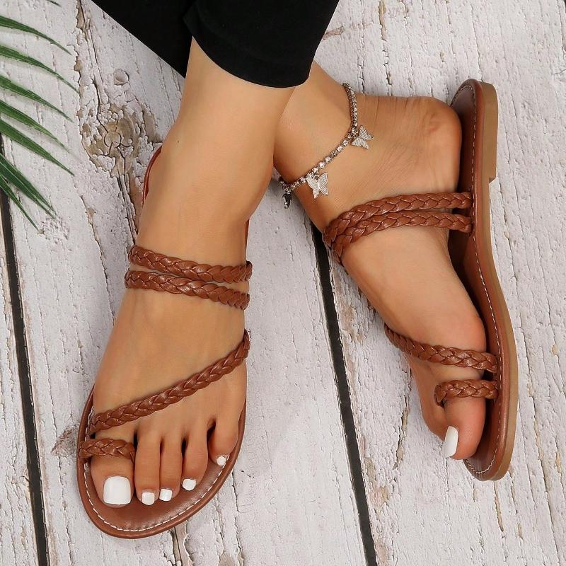 Women's Sandals Flat Sandals Fashion Soft-soled Sandals New Non-slip Sandals for Summer Light casual shoes