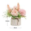 Macaron Farbe Nachahmung Keramik Kunststoff Blume Vase Nordic Moderne Blumentopf Hochzeit Geburtstag Art Home Arrangement Dekoration