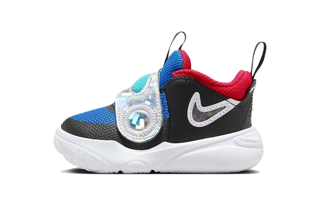 

Nike Team Hustle D 11 Breathable Low top Toddler Shoes Black White Infant And Toddler FJ1392-001 23.5
