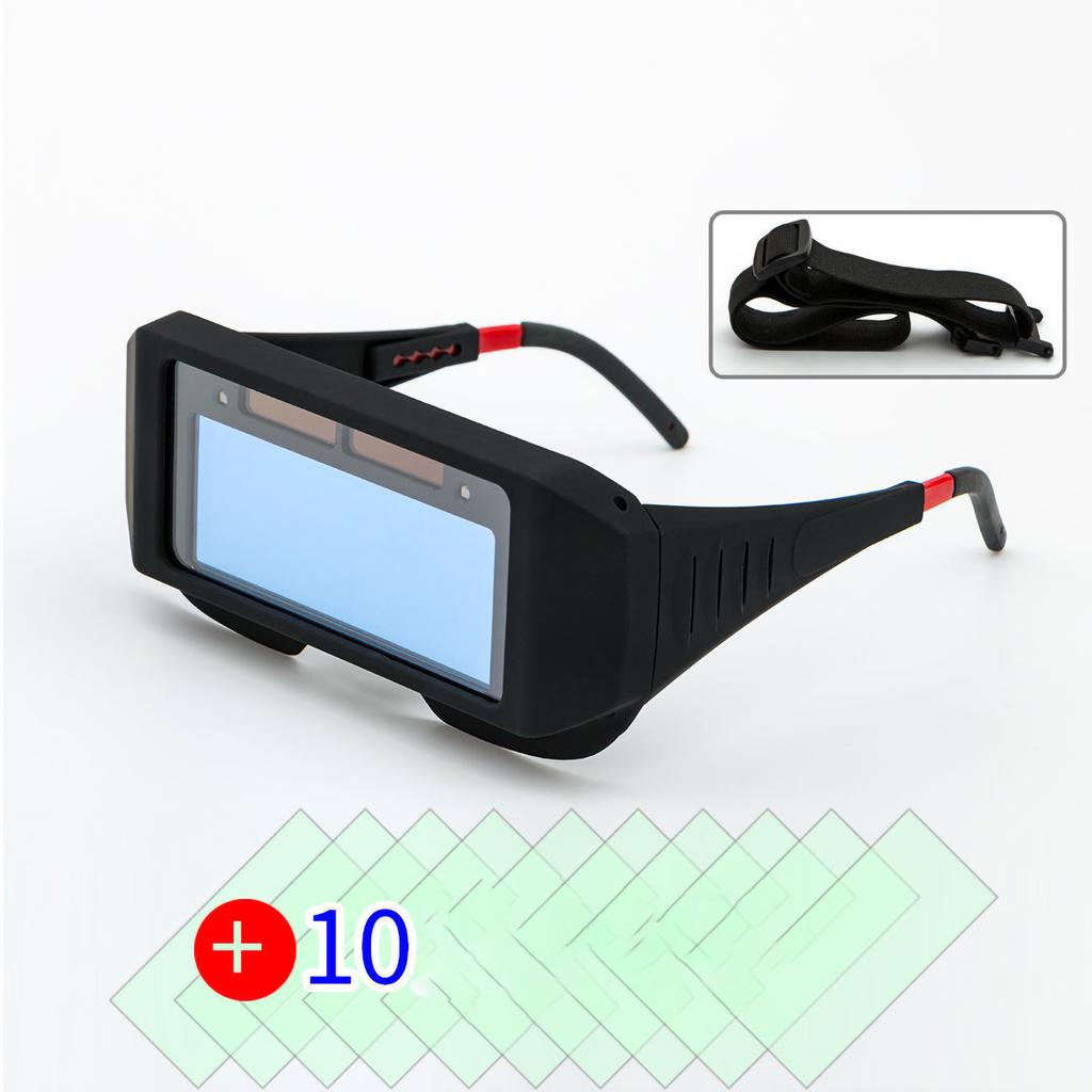 Schweißbrille Automatisch Abdunkelnd Ergonomisch Klares Sichtfeld Schweißschutzbrille mit