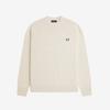 Fred Perry [Sharp] Lambswool Raglan Knit - Ecru Afpm2531548-560
