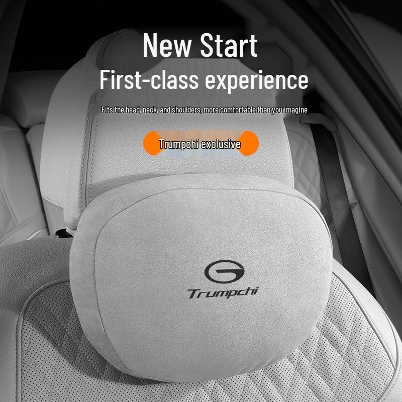 Trumpchi Car Headrest & Neck Pillow Set for GS3/4/8, M8/6pro Seat, Lumbar Support for E8/9.